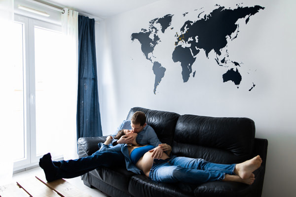 Séance photo de grossesse à domicile à Lyon Séance photo de grossesse à domicile à Lyon